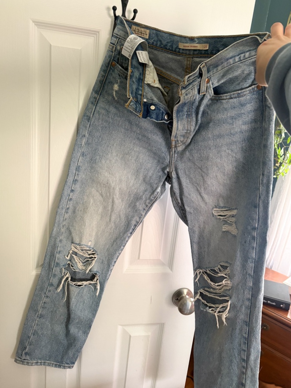 Women’s Levi’s wedgie straight cropped jeans